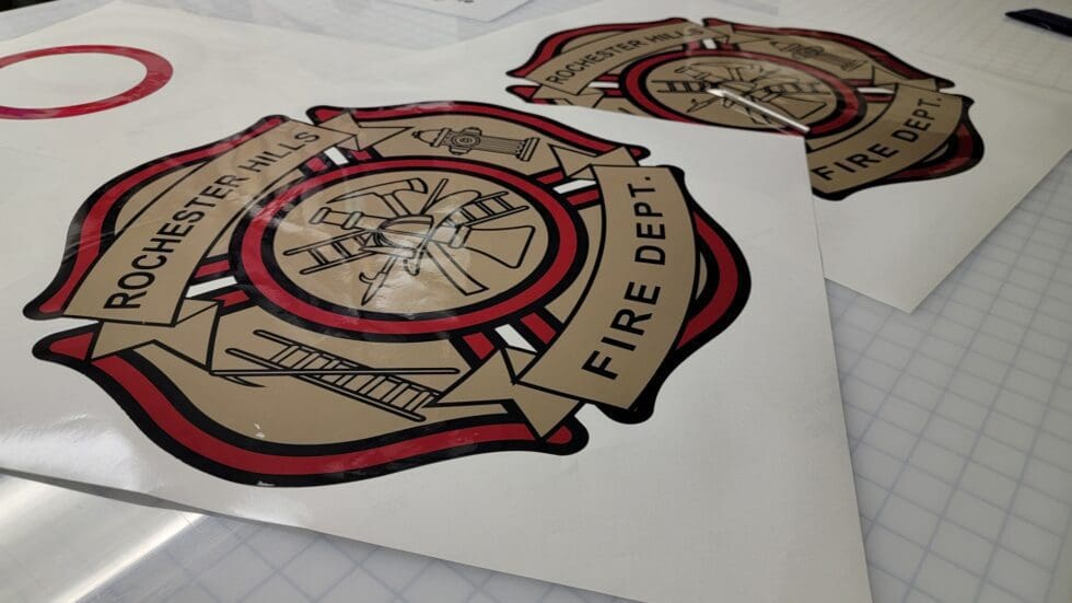 Fusion Decals vs Stickers Firetruck