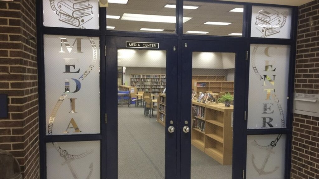 School Library Window Graphics 3