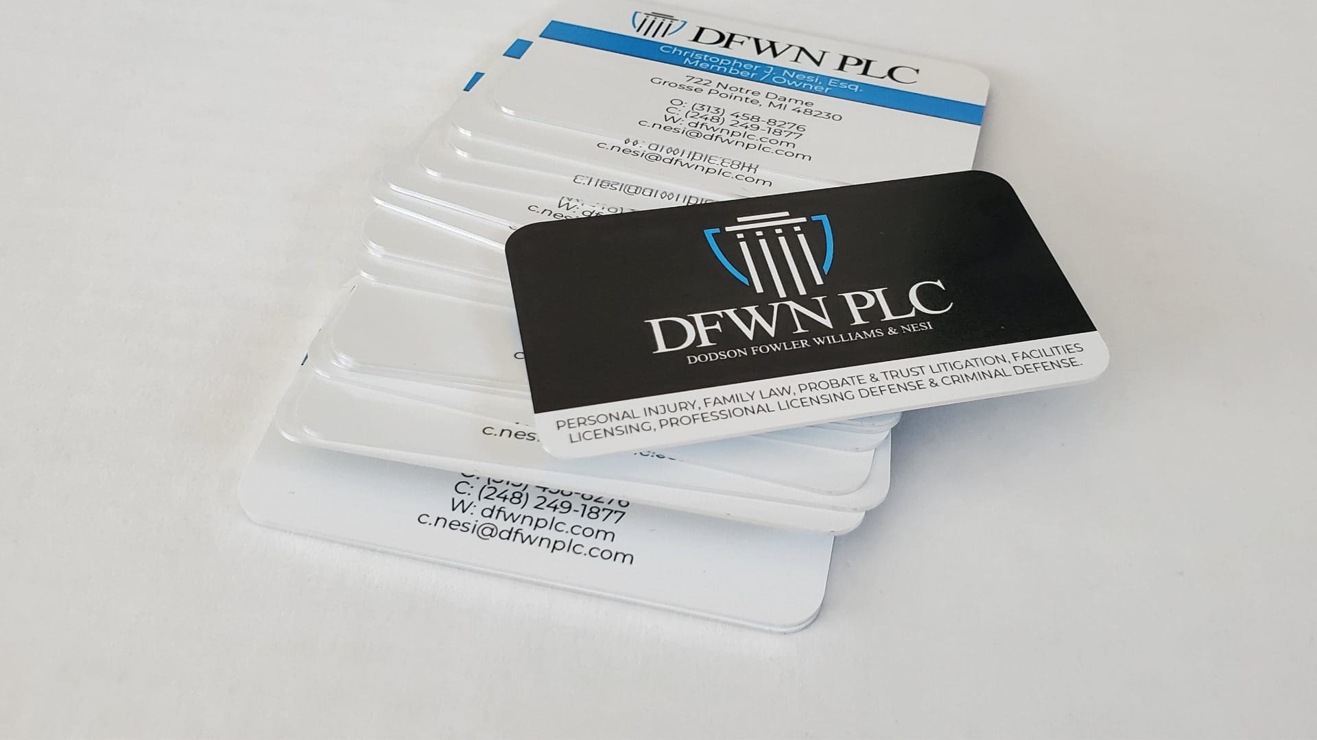 Aluminum Business Cards 1