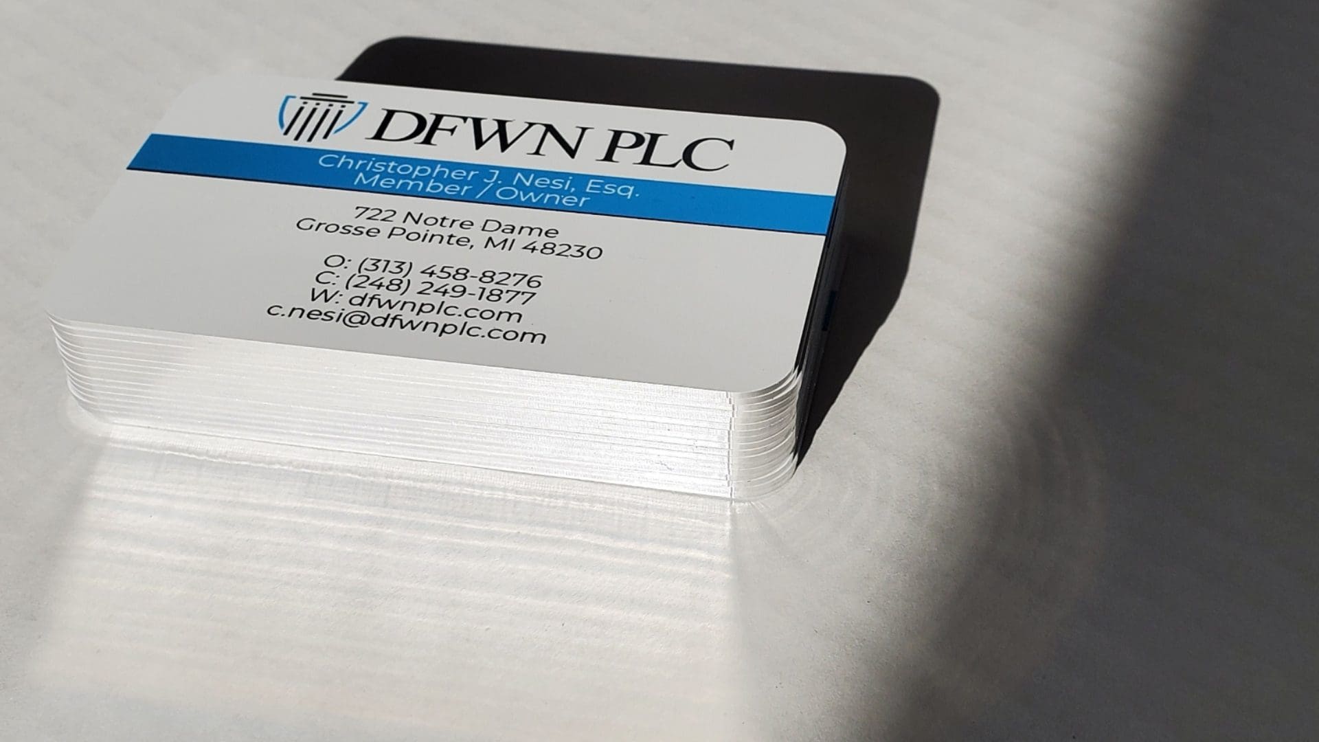 Aluminum Business Cards 2