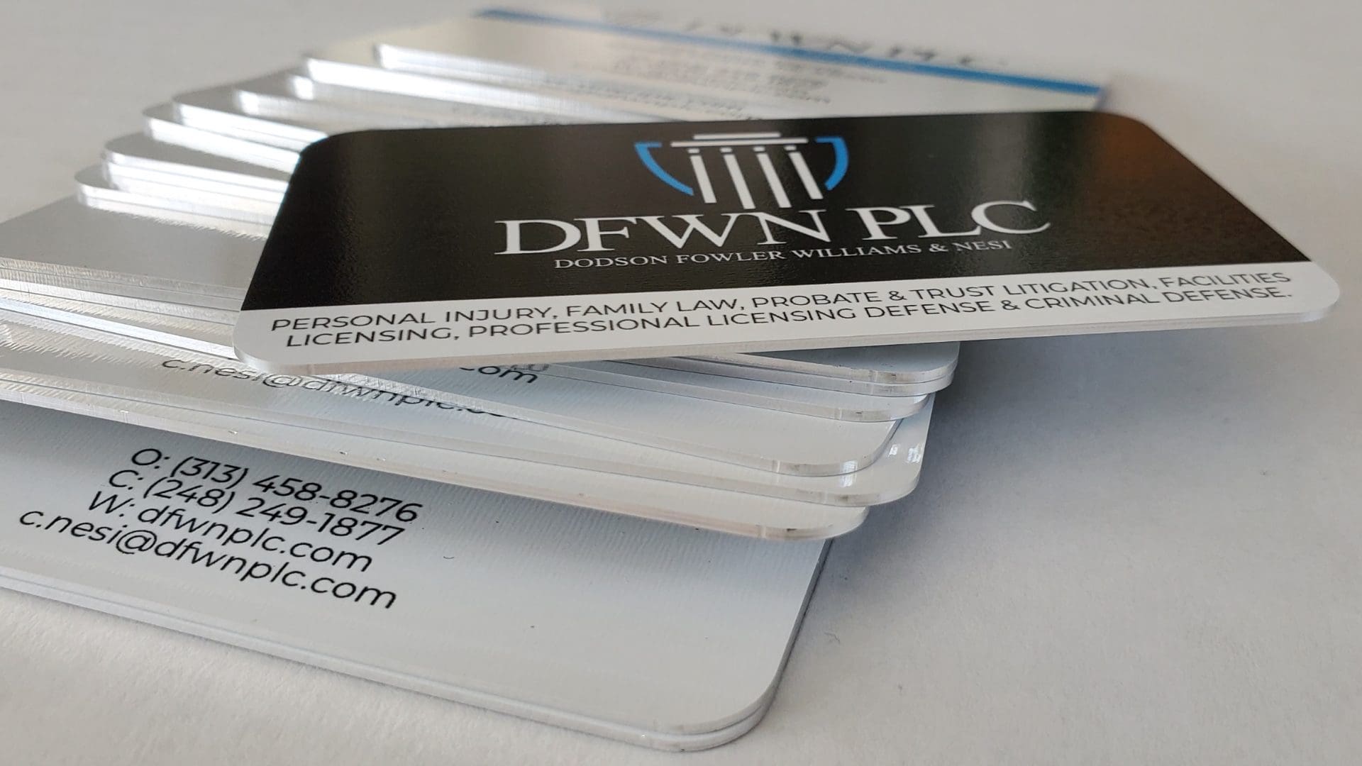 Aluminum Business Cards 4