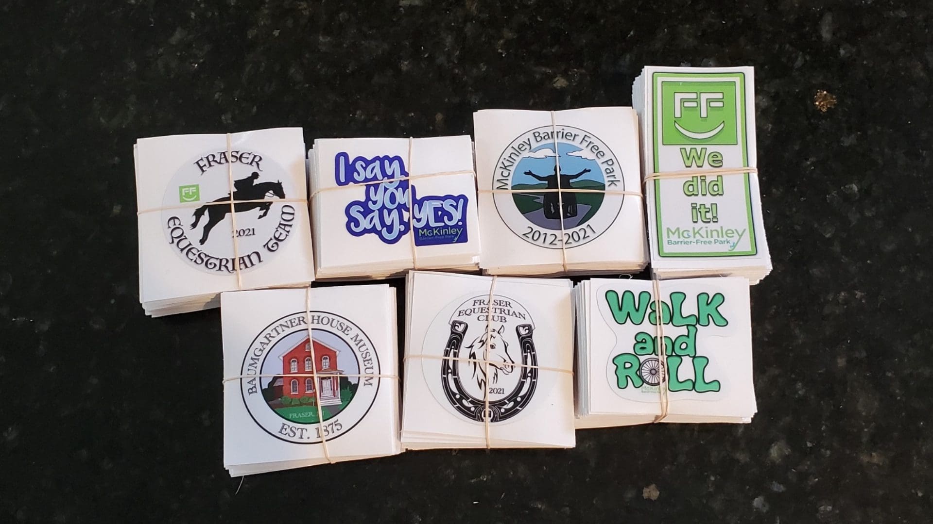 Full Color Logo Stickers 6