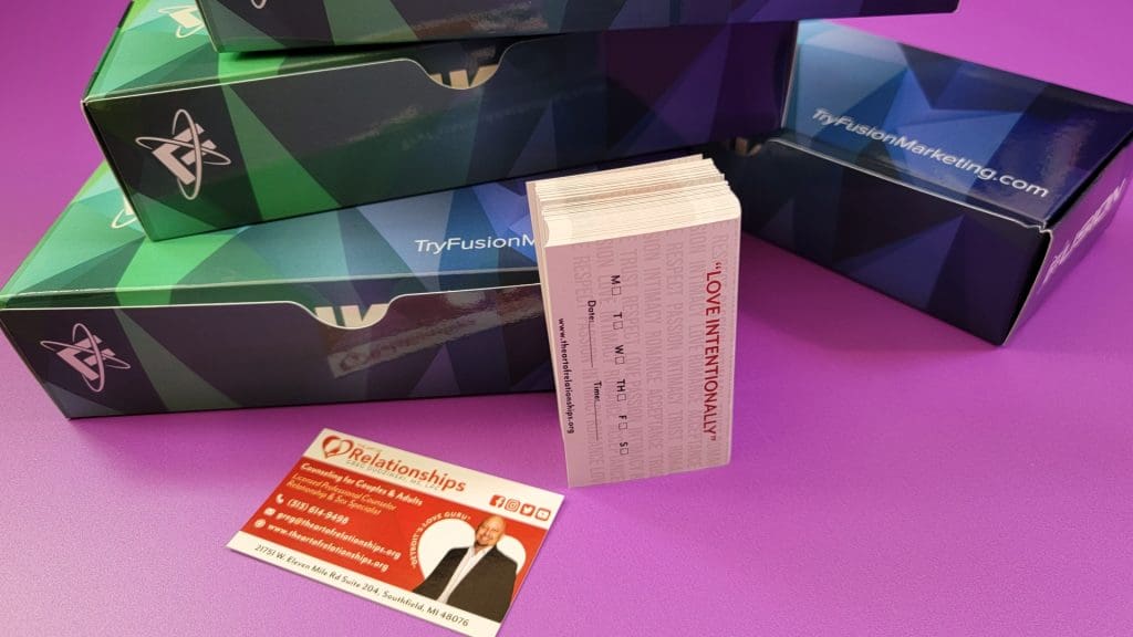 Red and White Business Cards 3