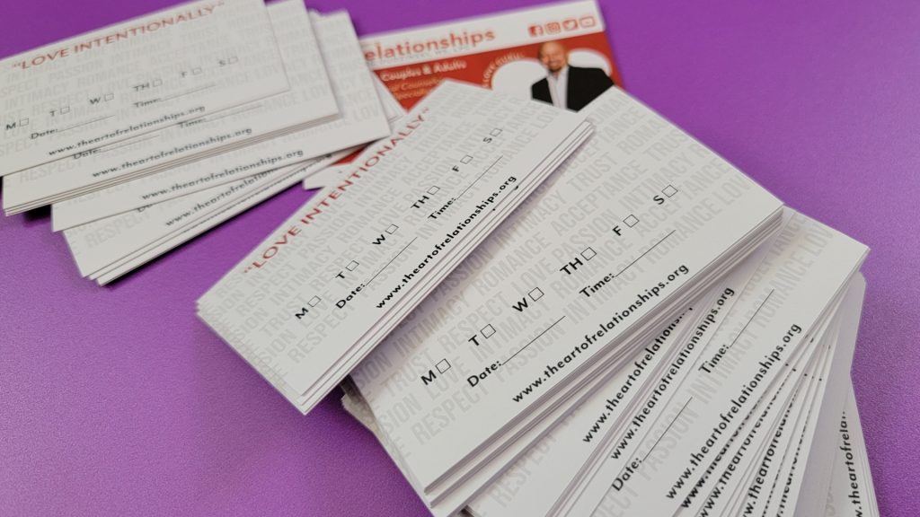 Red and White Business Cards 4