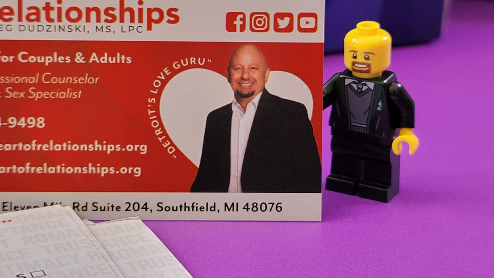 Red and White Business Cards 5