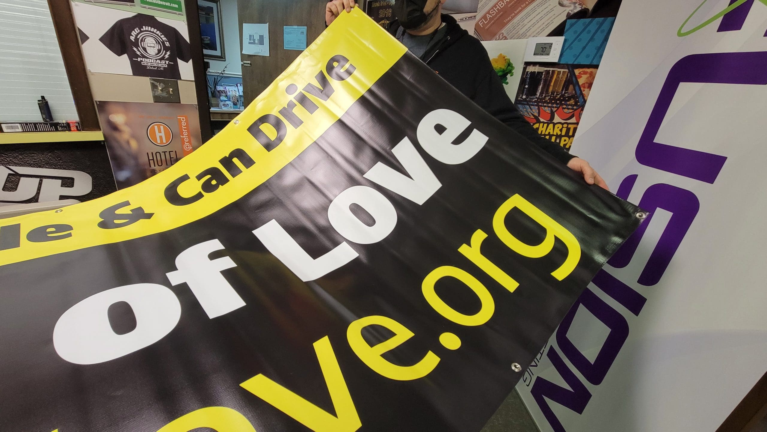 Black and Yellow banner 2