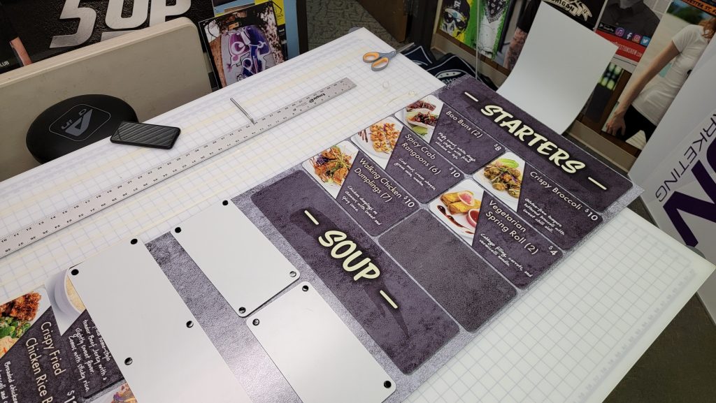 non digital menu board 4