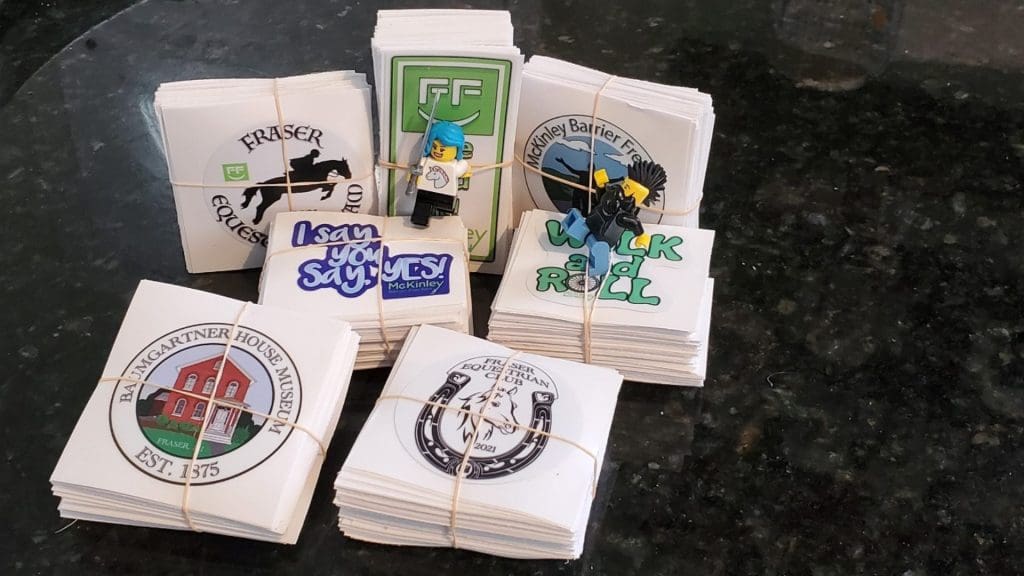 Full Color Logo Stickers 5