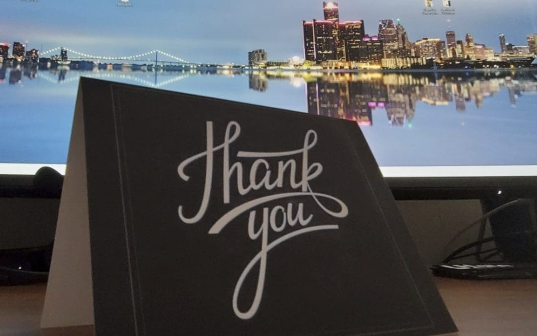 DFWN PLC – Thank You Cards