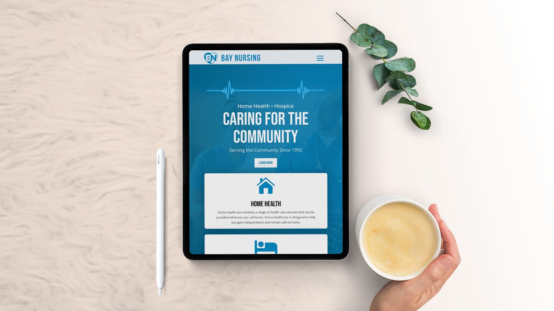 custom hospital website template 3