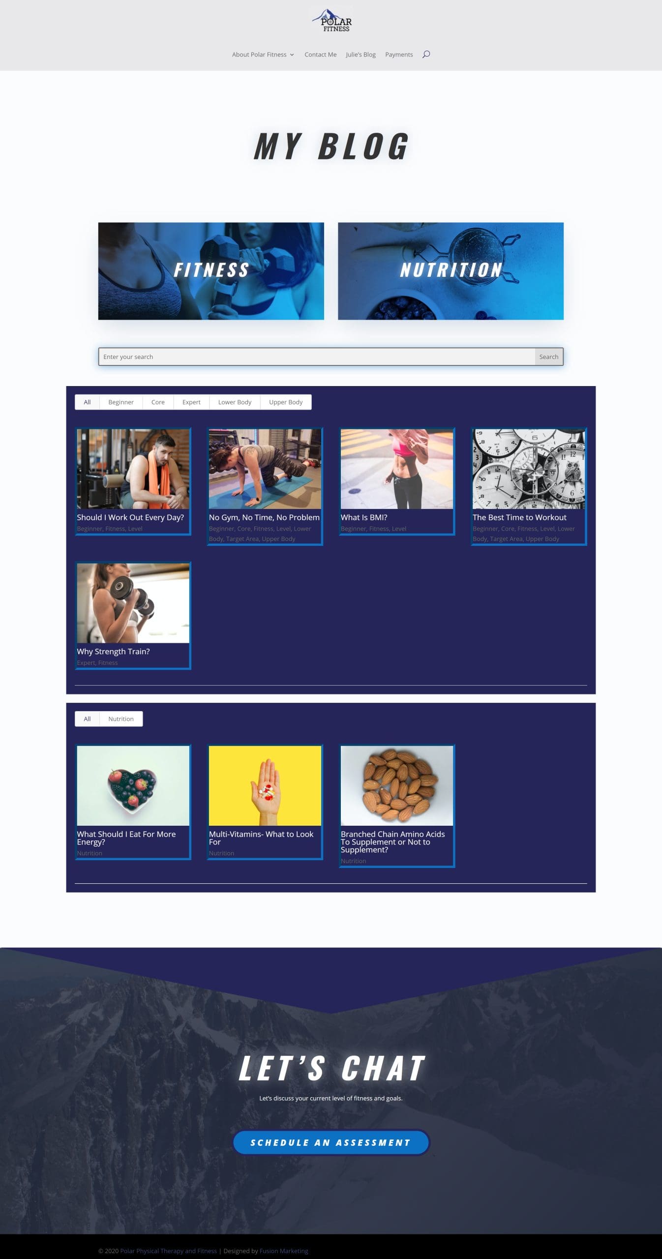 Fusion Marketing The Power of a First Impression What a Good Website Says About Your Business Polar Fitness