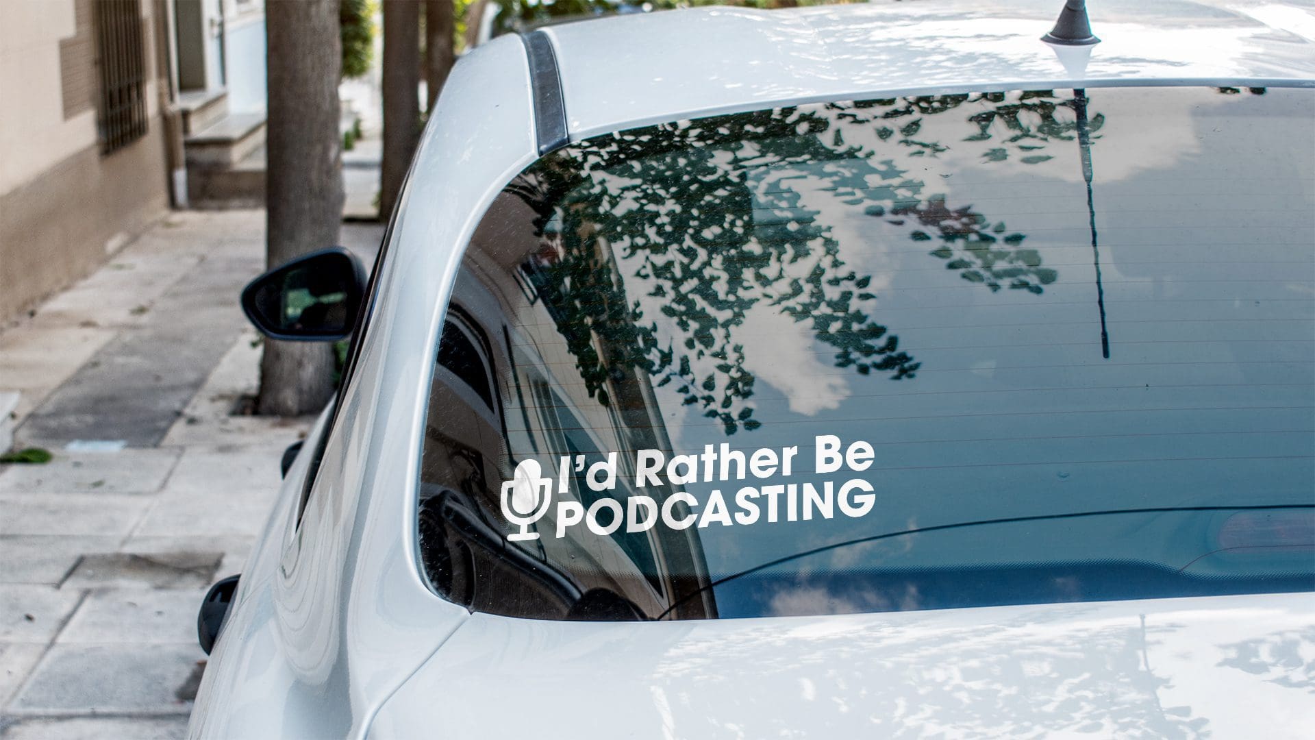 Podcast Vinyl Sticker for car 2 Podcast Vinyl Sticker for car 2