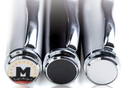 Fusion Marketing Our Top 20 Promotional Pens with Logo Options the Markets Where They Shine Saturn Metal Ballpoint Pen Dome Copy