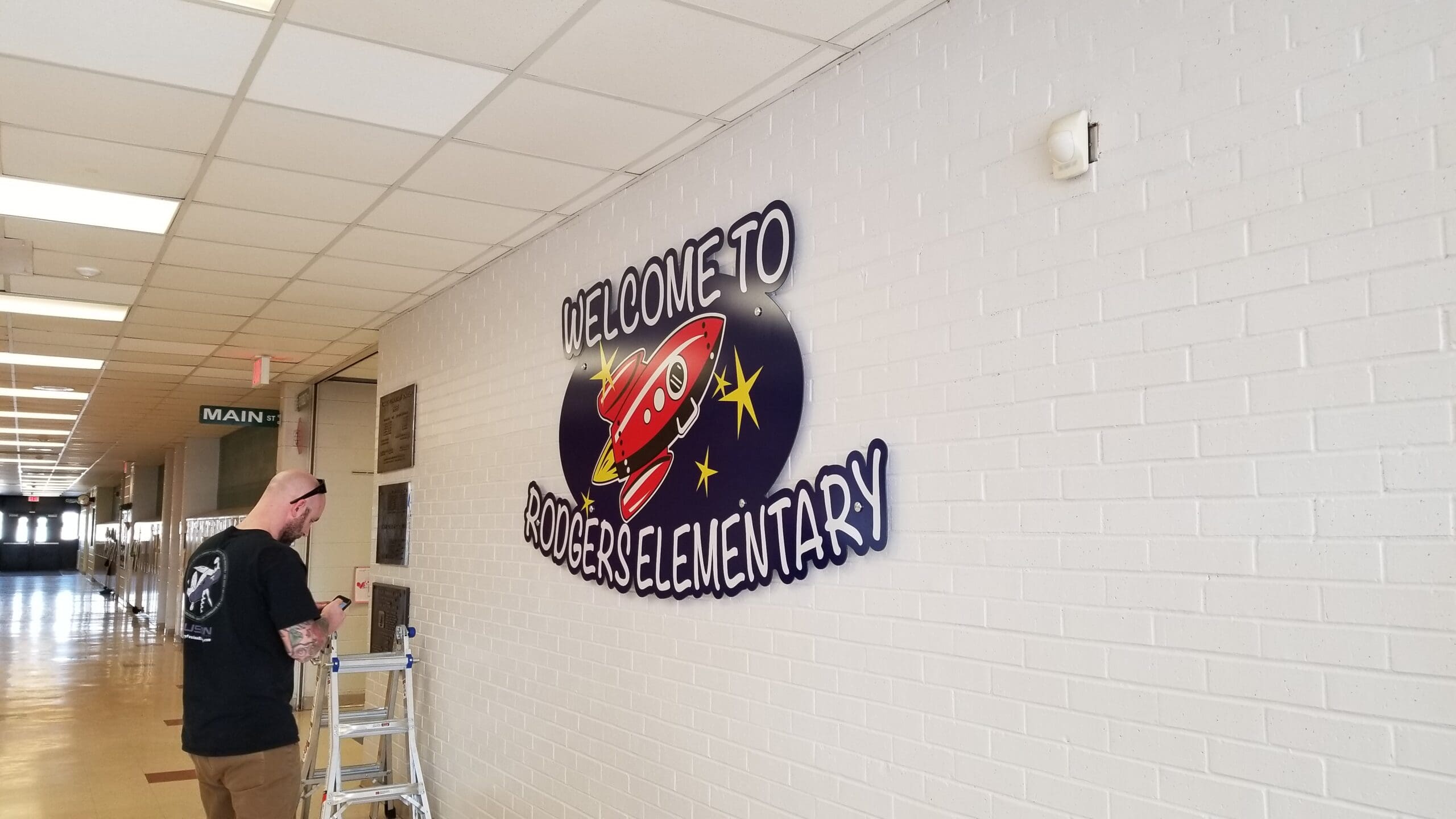 Custom School Logo Signage 2 Custom School Logo Signage 2