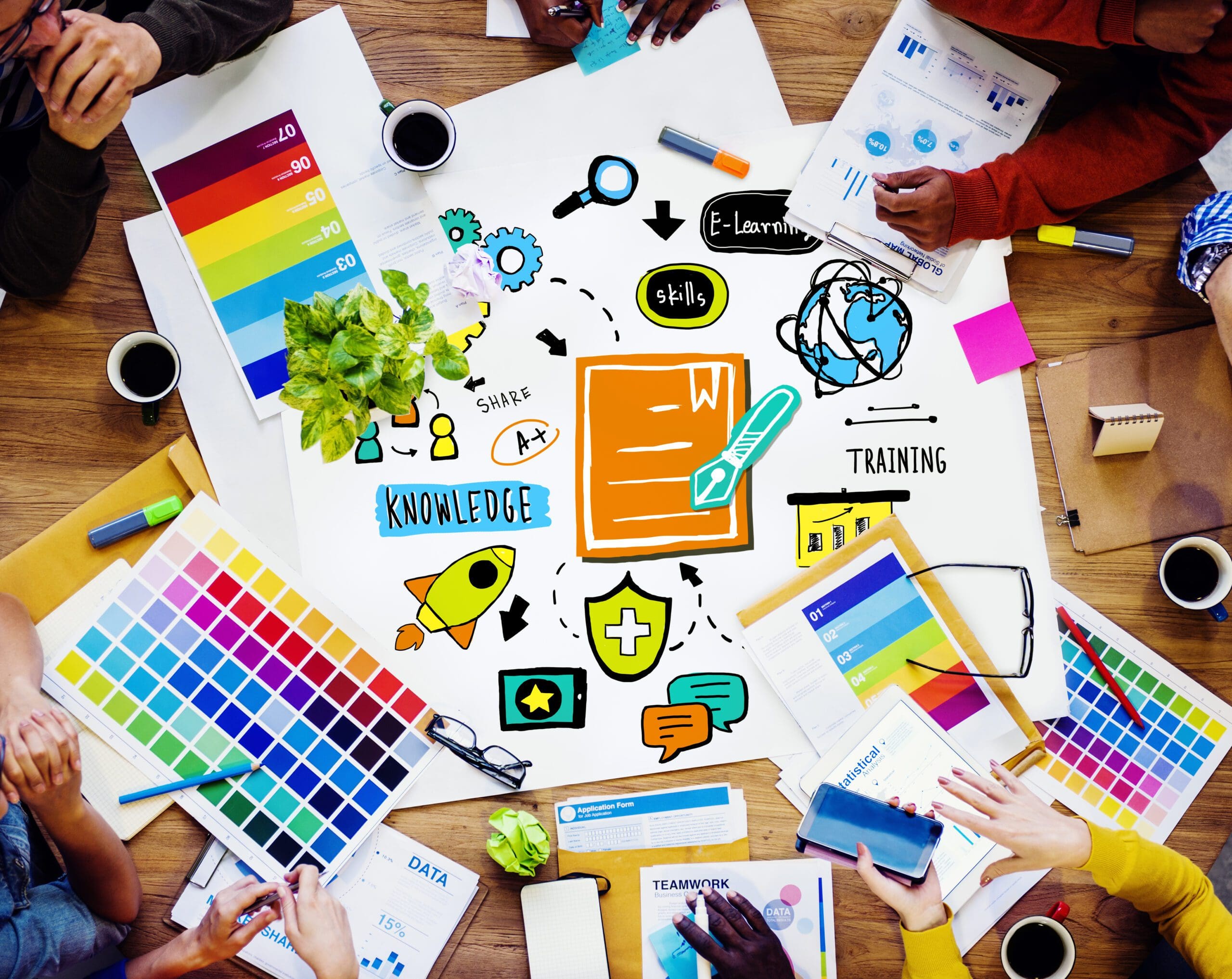 Business Group Creative Design Training Discussion Concept Business Group Creative Design Training Discussion Concept