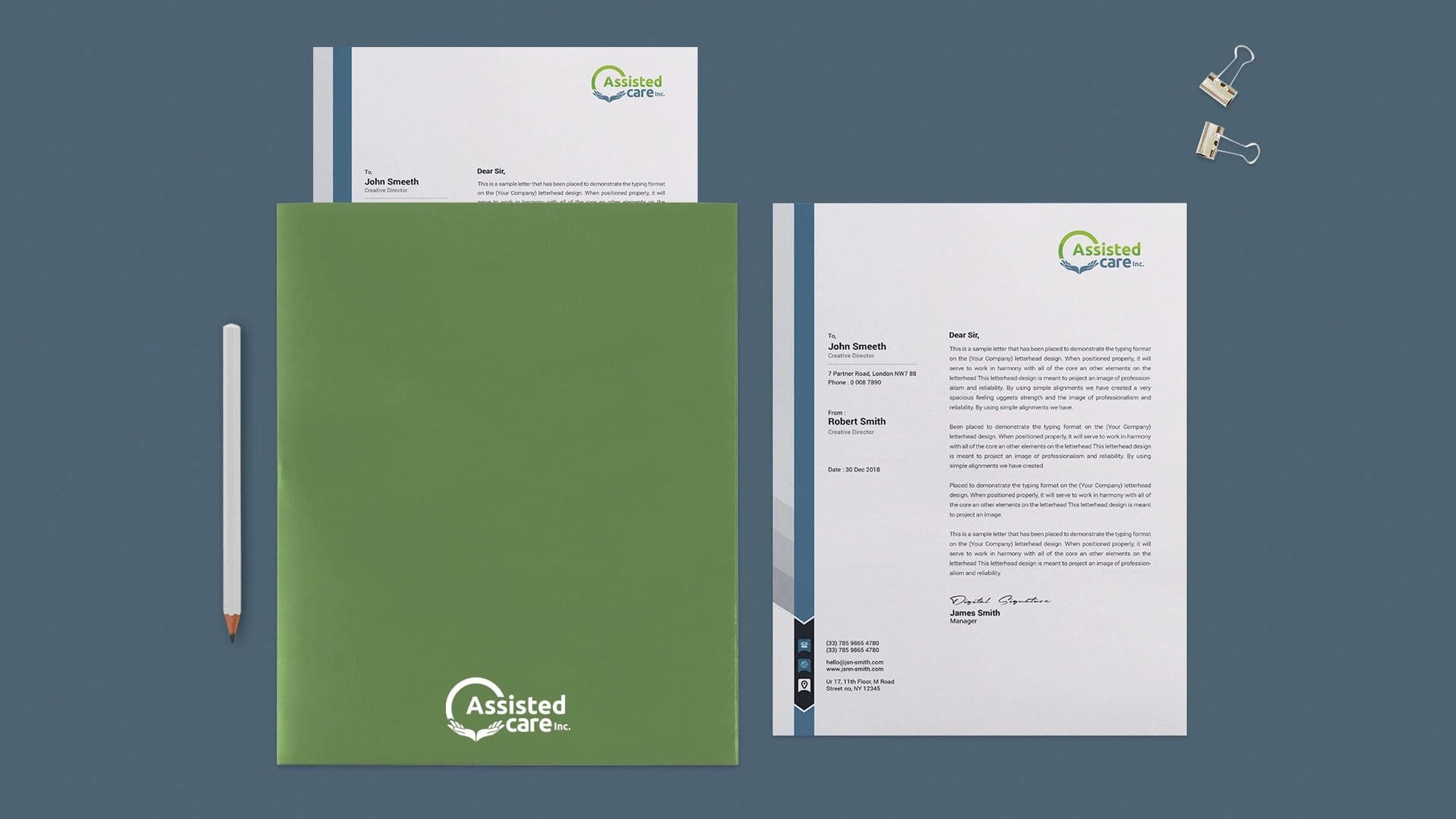 Projects Assisted Care Logo Design 03