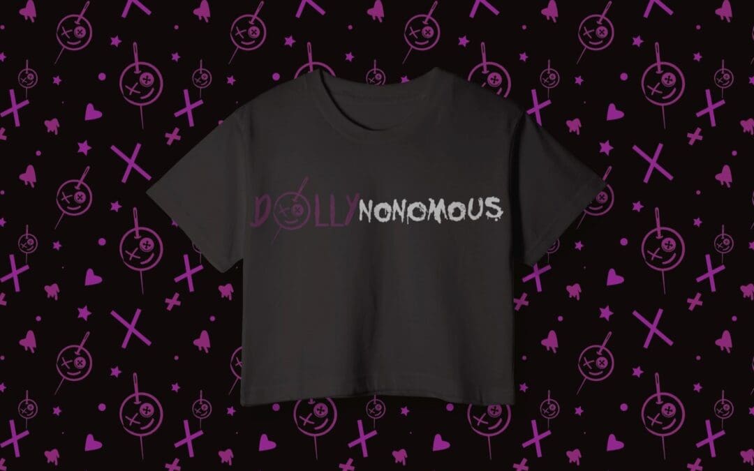 Dollynonomous Logo Design TShirt Mockup