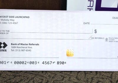 BNI – Custom Giant Check