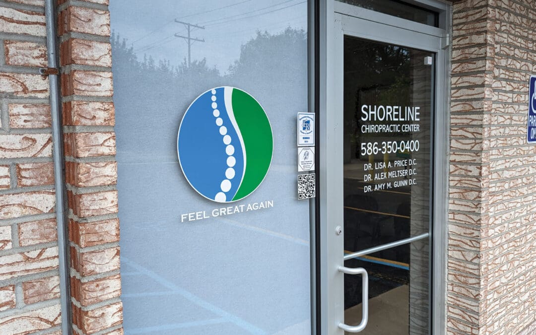 Shoreline Chiropractic - Window Graphics