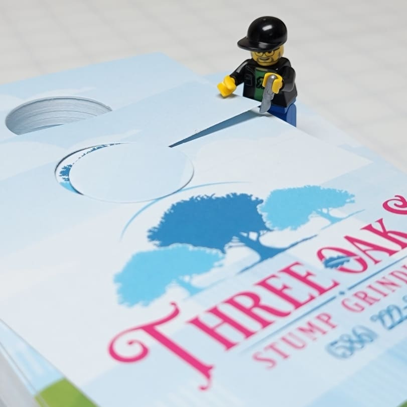 Lego Mark cutting door hangers