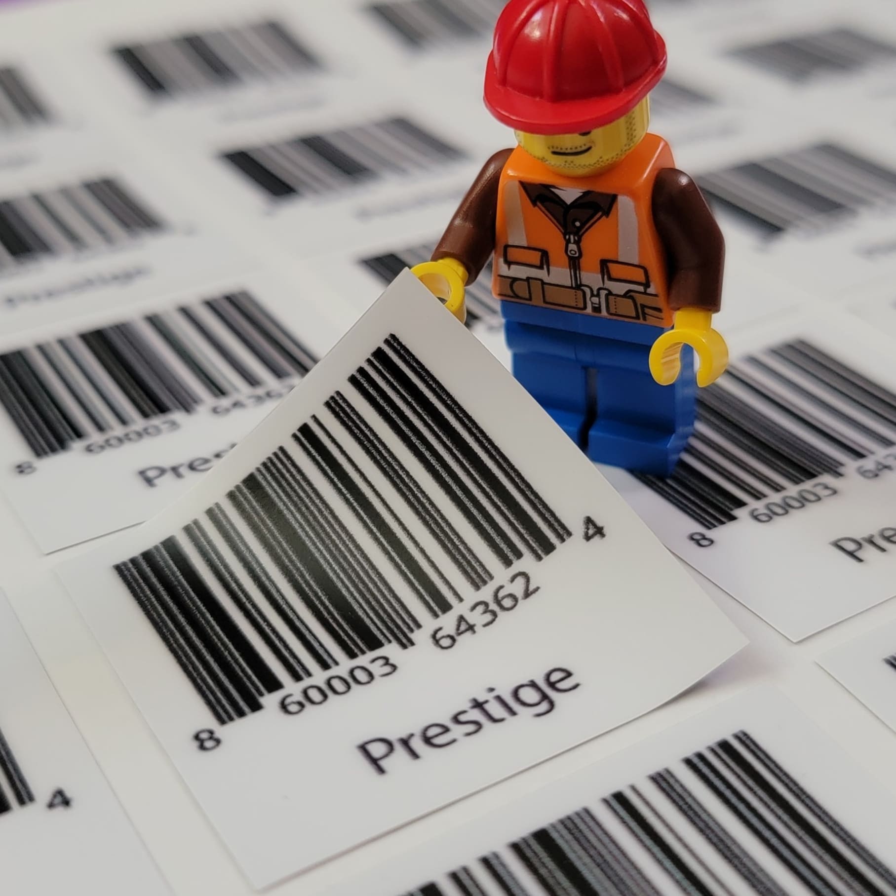 Lego Steve with a UPC