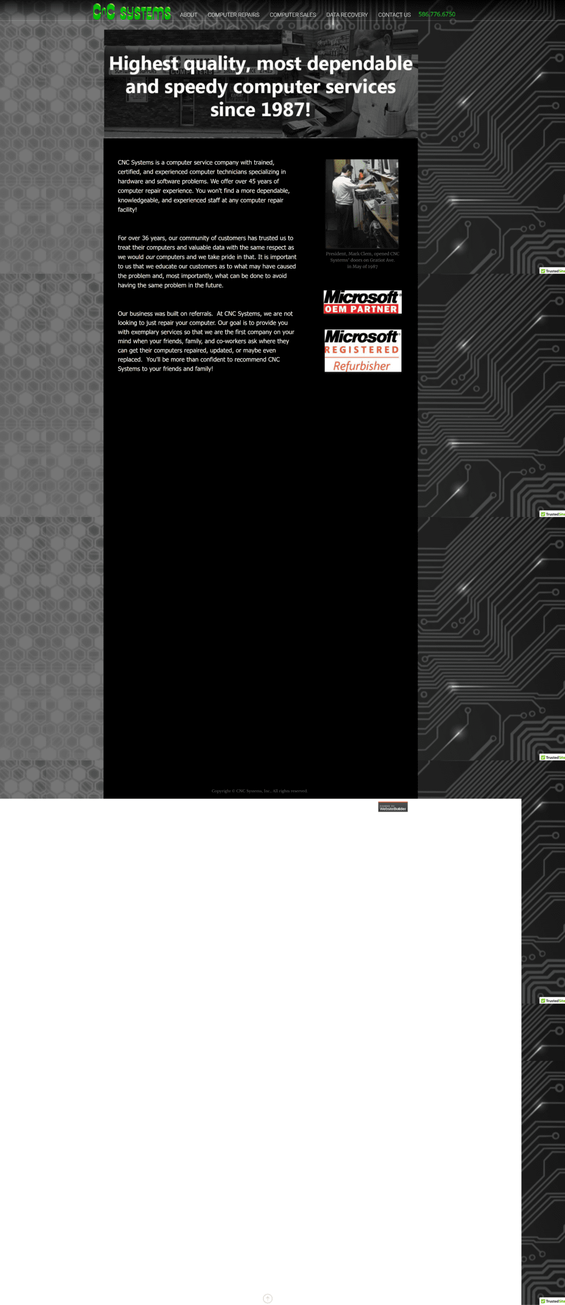 CNC Systems About Page