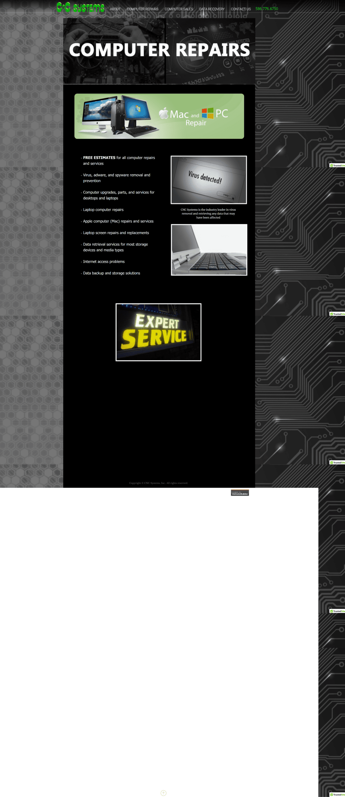 CNC Systems Computer Repairs Old