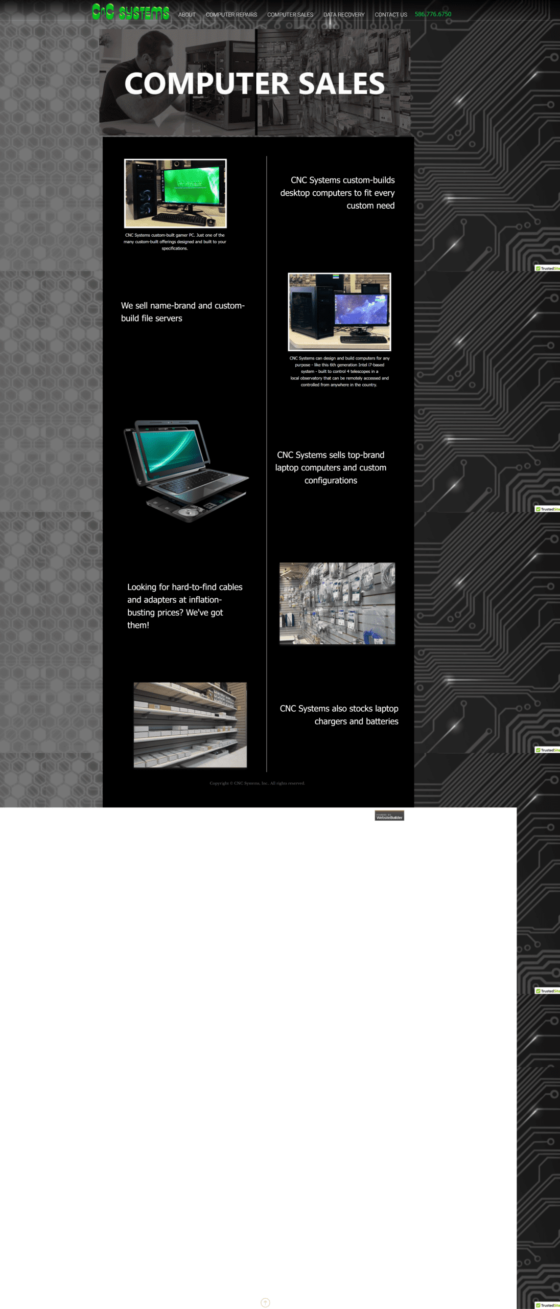 CNC Systems Computer Sales Old