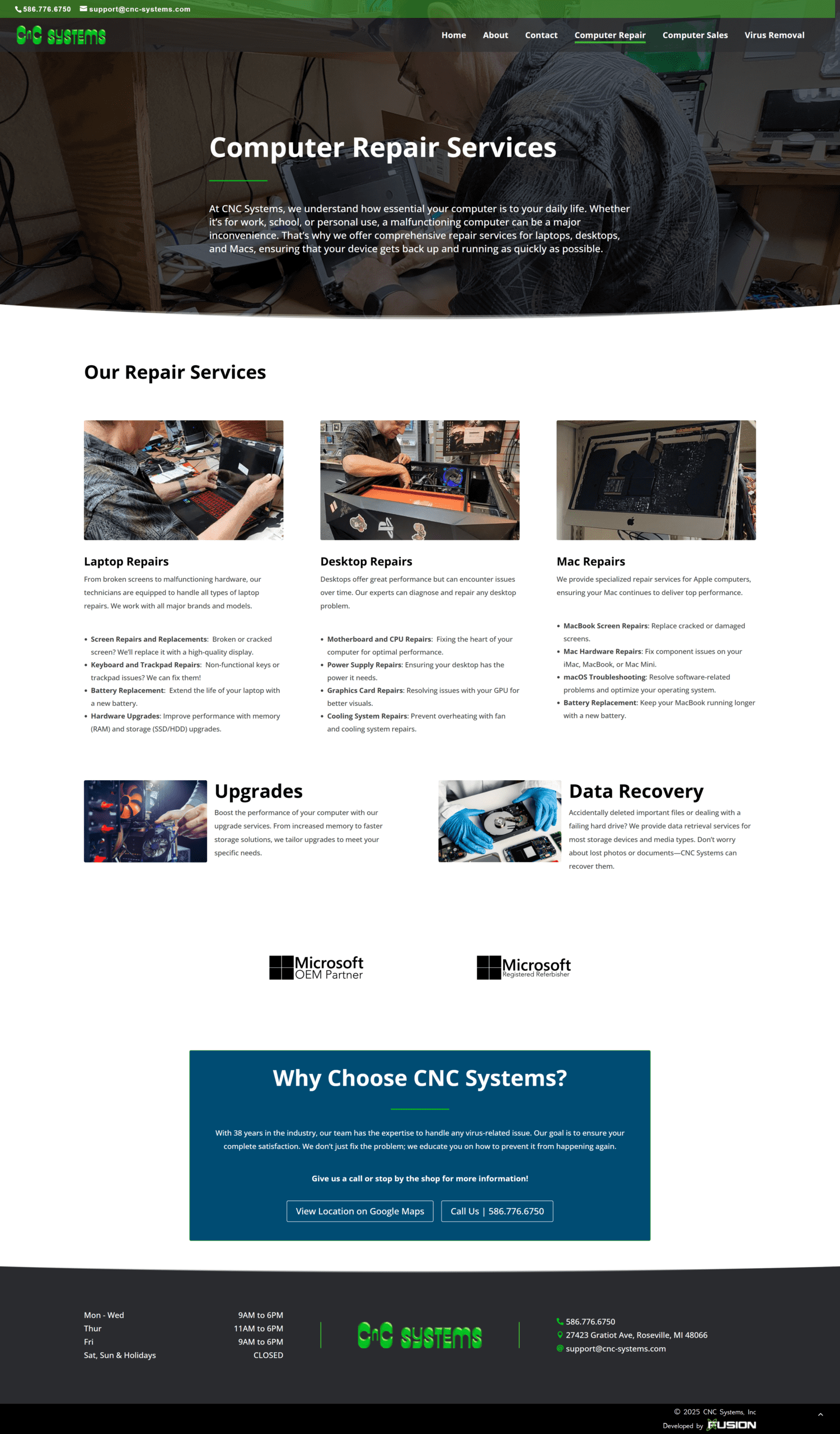 CNC Systems Repair New