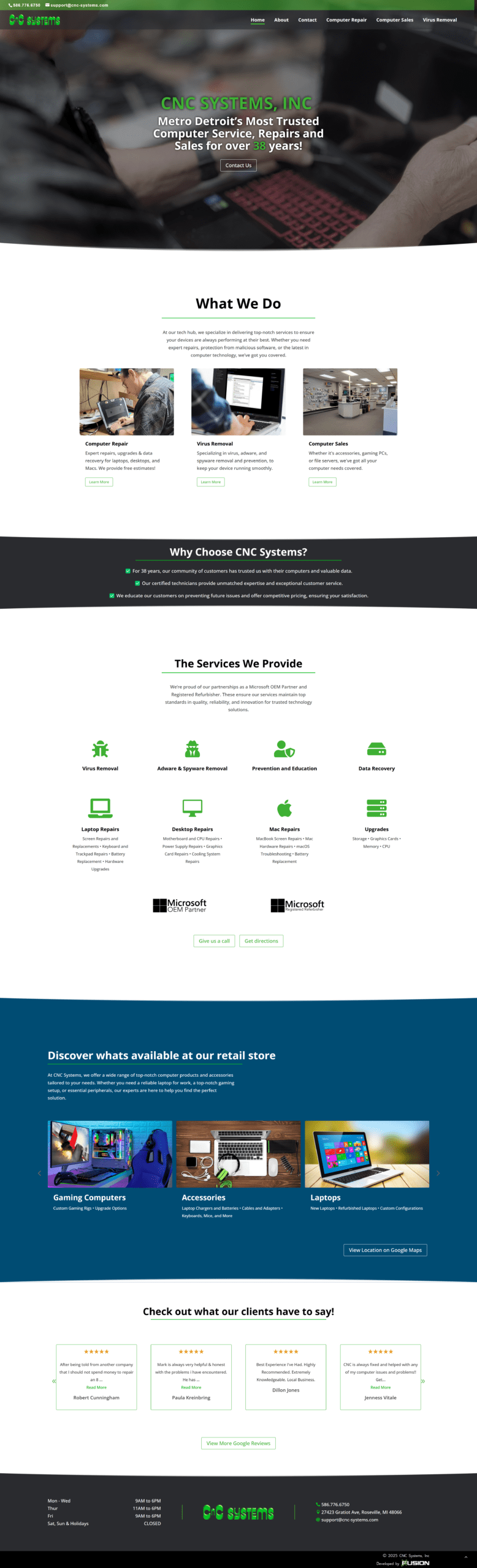 CNC Systems Homepage New