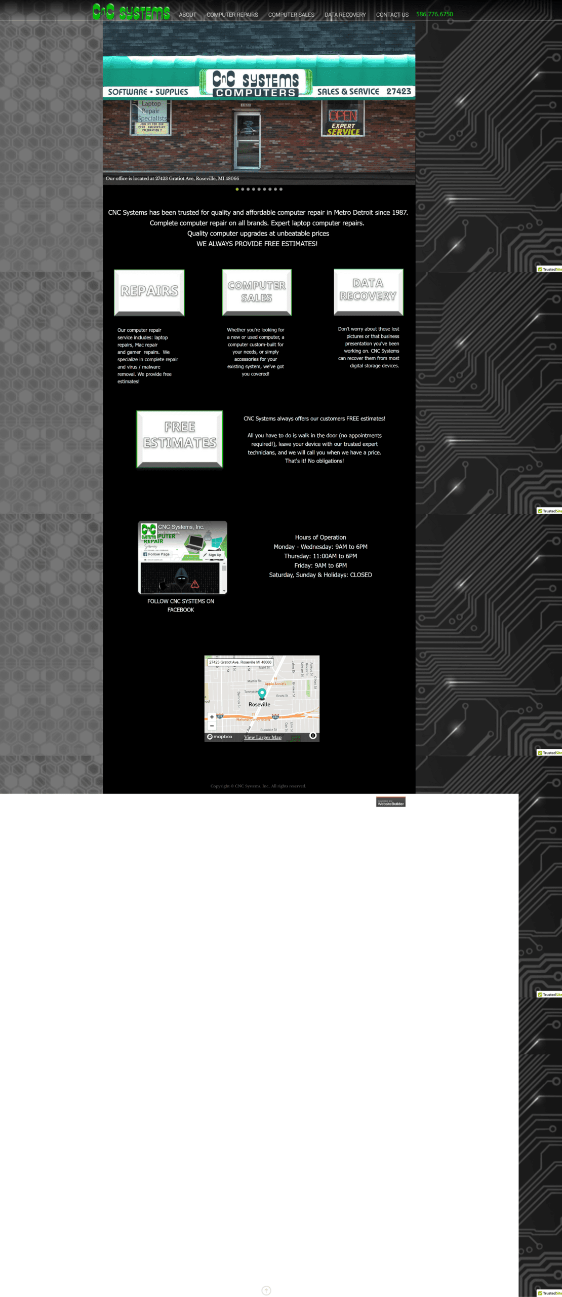 CNC Systems Old Homepage