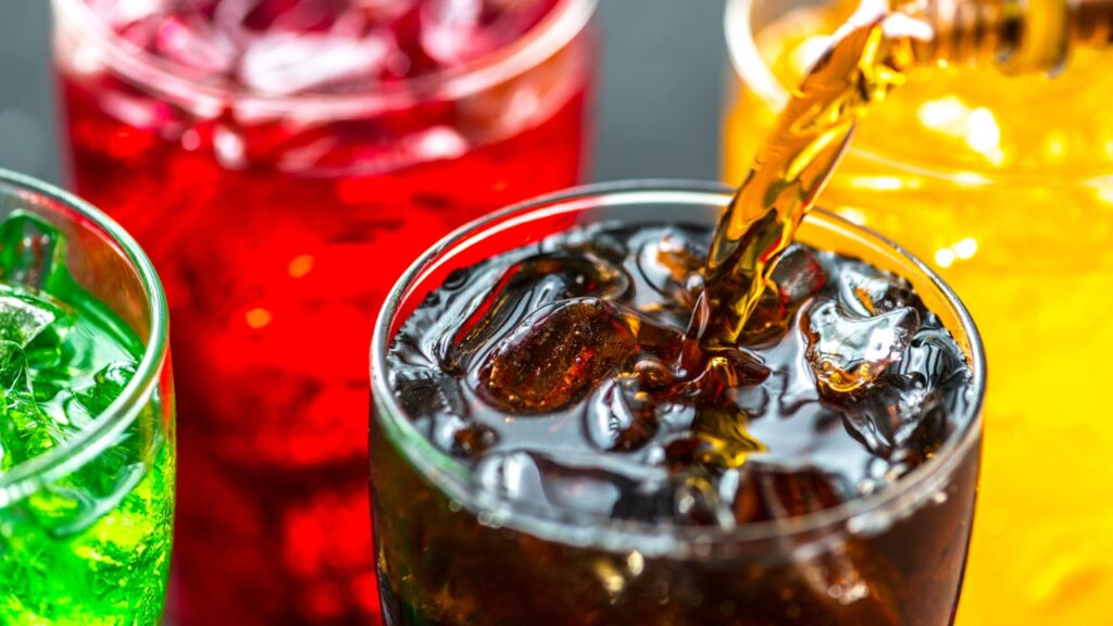 Cups of soda Cups of soda